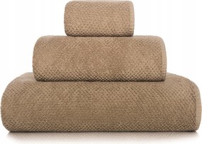 MrTowel Waffle Lux Törölköző 70x140 cm, 550g/m2, Kávé színű