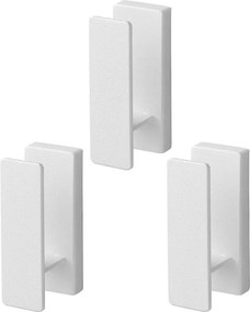 Fehér fali fém akasztó szett 3 db-os Tower – YAMAZAKI