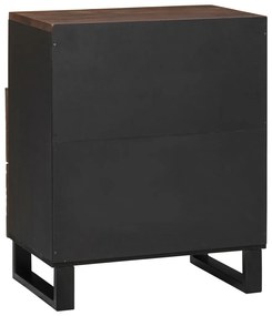 Éjjeliszekrény - 50 x 33 x 60 cm - Tömör és MDF fából készült