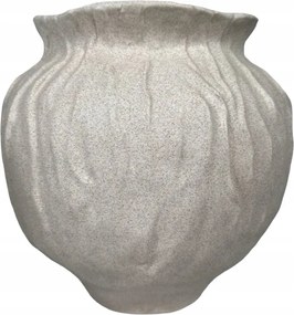 Csokorváza Virágok Kő Nagy Kerámia Szürke 23cm Nappaliba