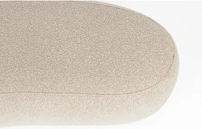 Bézs buklé párnázott pad Noxx – White Label