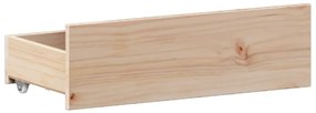 tömör fenyőfa fejtámlás ágykeret matrac nélkül 120 x 200 cm