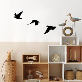 Birds fém fali dekoráció, 13×15 cm