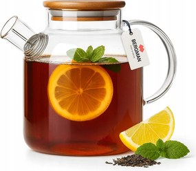 Bergman üvegkancsó 1,6l szűrővel teás- és gyógynövényes kancsó 1600ml