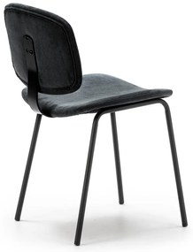 Fekete étkezőszék szett 2 db-os Arus – Marckeric