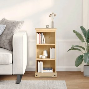Corona tömör fenyőfa könyvszekrény 46 x 29 x 100 cm