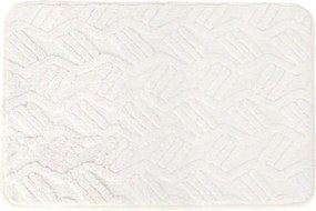 Fürdőszobaszőnyeg Csúszásgátló Puha Bolyhos fehér 45X75CM