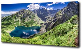 Feszített vászonkép Fekete tó tatry oc-127510314