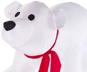 Felfújható Jegesmedve Alakú LED Dekoráció 160 cm KULTALA Beliani