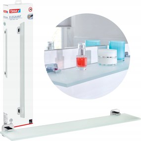 Fürdőszobai polc tükör alá öntapadós üveg Tesa Elegaant Fürdőszoba