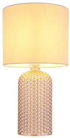 Globo 21735CH - Asztali lámpa SOFIA 1xE27/60W/230V bézs