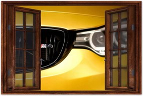 Poszter 60x40 Sárga Bmw