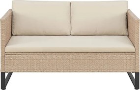 Juskys Santorini rattan garnitúra - krém