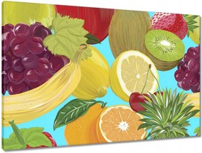 Vászonkép 90x60 Konyhai forradalmak Gyümölcsök