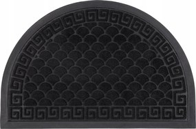 Lábtörlő félkör alakú gumi cipőhöz 40 x 60 cm