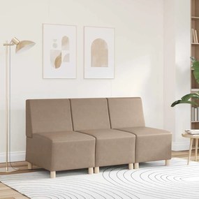 kávészínű műbőr kanapéfotel 55 cm