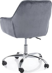 Irodai szék Q-190 VELVET, szürke