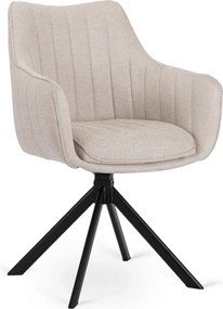 Krzesło Obrotowe MUMBAI Kremowe