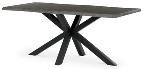 Étkezőasztal 180 x 90 cm, szürke tölgyfa