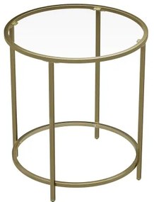 Kisasztal LYRA aranyszínű