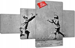 Vászonkép 130x80 Banksy No ball games