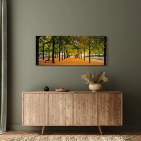 Egy kép az őszi fák sikátorából (120x50 cm)