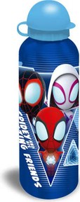 Pókember Blue Web alumínium kulacs ívókupakkal 500 ml