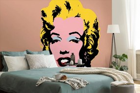 Öntapadó tapéta  pop art Marilyn Monroe barna háttéren