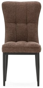 Barna étkezőszék szett 2 db-os Damon – Marckeric