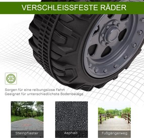 HOMCOM Kids Quad elektromos 6V-os gyerek quad hátrameneti funkcióval, zenével, zöld