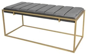 Alda szürke és arany modern ülőpad