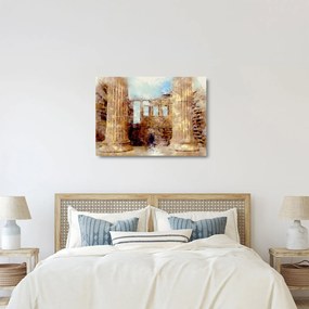 Kép - Érechthéion, Athens, görögország (üvegen) (70x50 cm)
