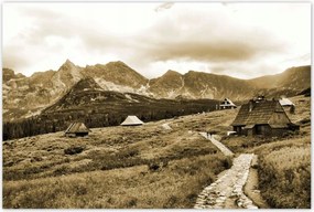 Poszterek 120x80 Tátra Lengyel hegyek Kilátás