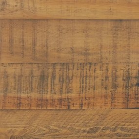 barna tömör újrahasznosított fenyőfa tálalószekrény 110x35x70cm
