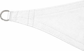 Napvitorla - árnyékoló teraszra, háromszög alakú 3x3x3 m Fehér színben - HDPE anyagból