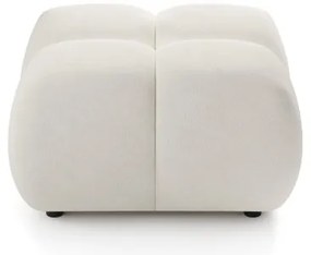 Kárpitozott puff ALMADA 72x72 cm bézs