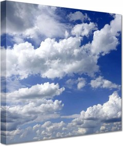 Vászonkép 20x20 Gömbölyű felhők Égbolt