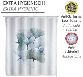 Ginkgo mosható zuhanyfüggöny, 180 x 200 cm - Wenko