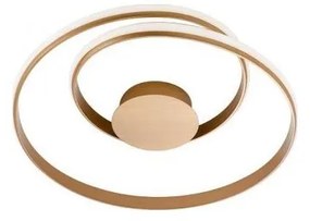 Redo 01-1887-LED Dimmelhető mennyezeti lámpa TORSION LED/29W/230V átm. 55 cm bronz