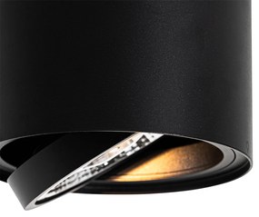 Okos, állítható fekete mennyezeti spotlámpa Wifi GU10 111mm-rel - Rondoo Up