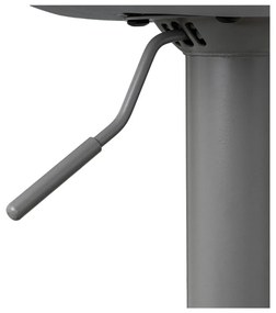 Szürke bőr utánzat állítható magasságú bárszék szett 2 db-os (ülésmagasság 56,5 cm) – Casa Selección