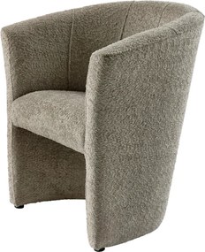 Klub fotel, szürkésbézs Taupe Coral anyag, CUBA