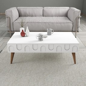 Lyon 34 - White, Walnut