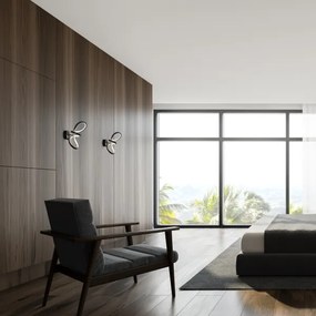 LED Fali lámpa TESORO LED/15W/230V fekete