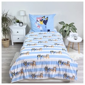 Egyszemélyes pamut gyerek ágyneműhuzat 140x200 cm Bluey – Jerry Fabrics