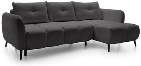 Sarokkanapé Odysea (J) (szürke + fekete) . 1100429