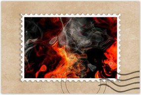 Poszterek 60x40 Tűz füst