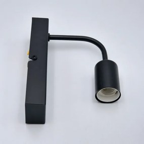 Fali lámpa ASTRID 1xE27/60W/230V matt fekete