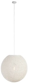 Rusztikus lógólámpa fehér 60 cm - Corda