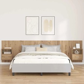 Fejtámla Szekrénnyel fiókkal 3 pcs Artisan tölgy Faanyag